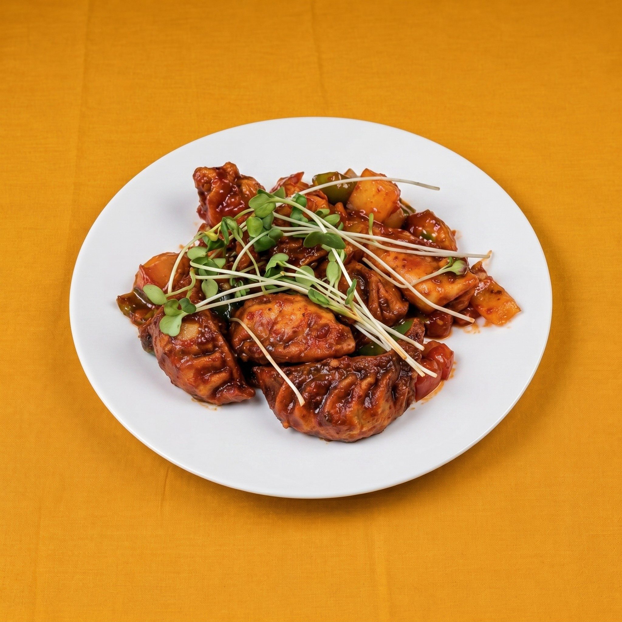 Schezwan Momos.
