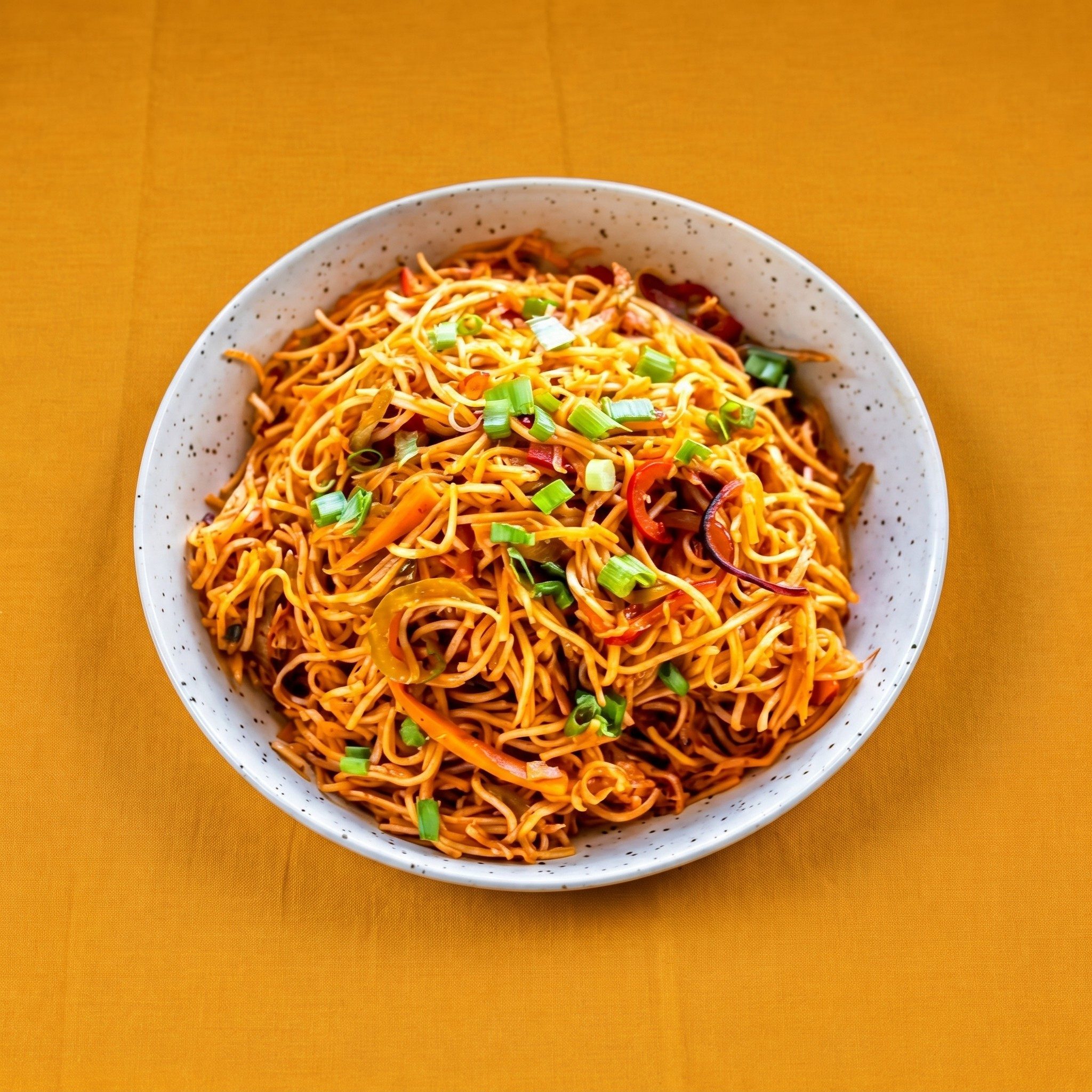 Triple Schezwan Noodles.