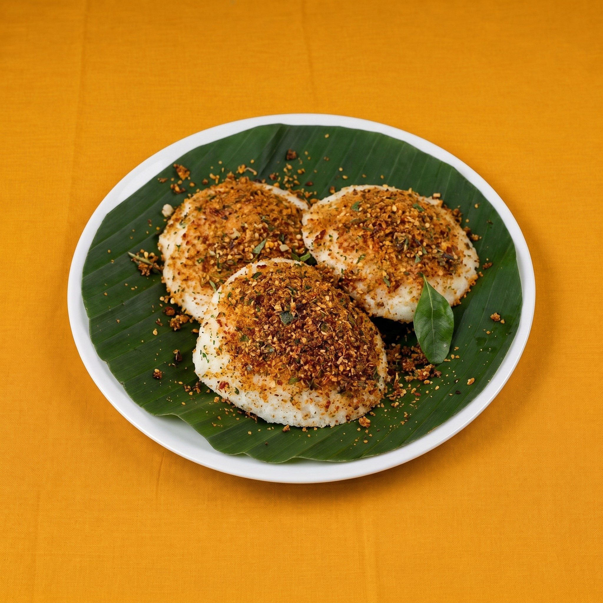 Ghee Karam Idli.
