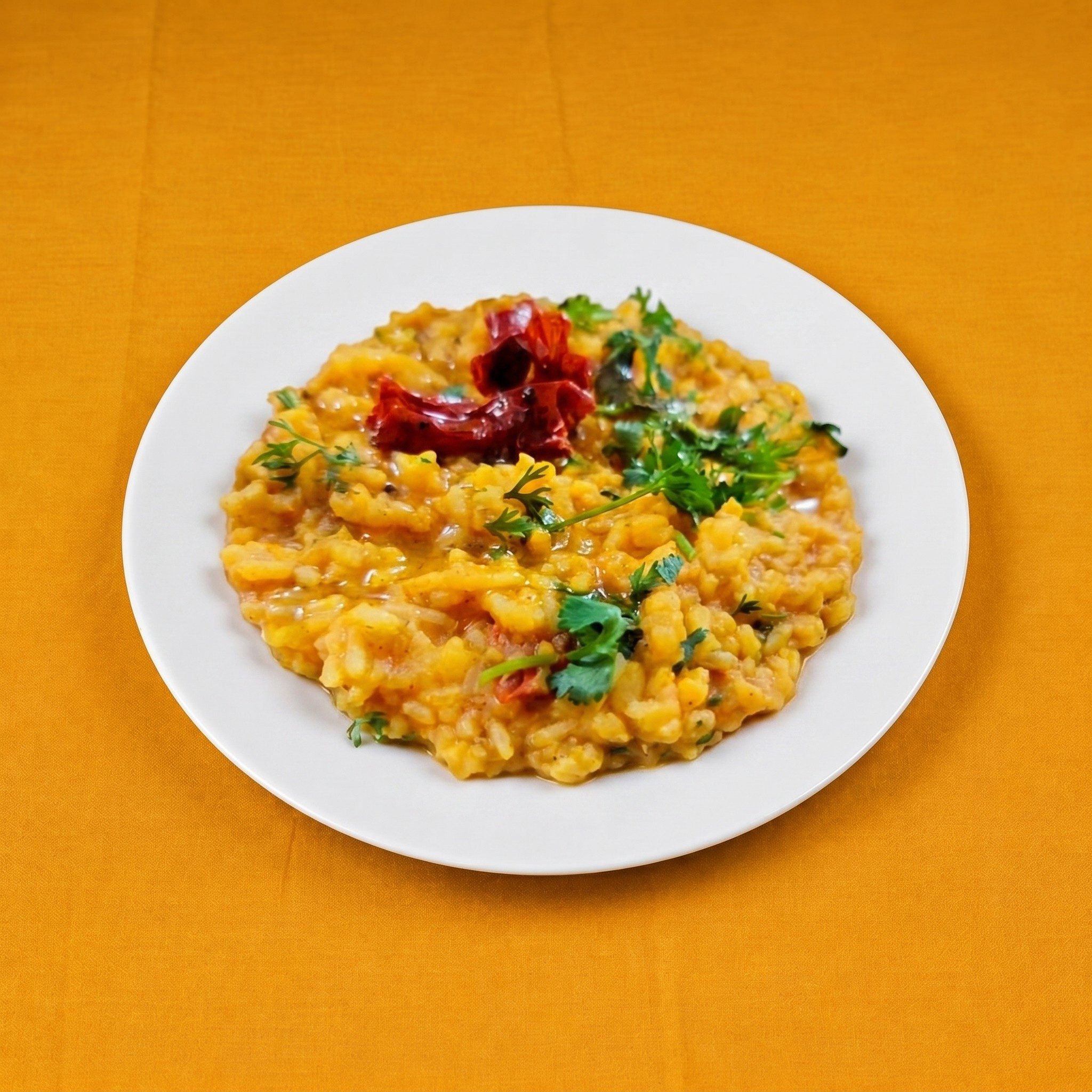 Vaghareli Khichidi & Kadhi.