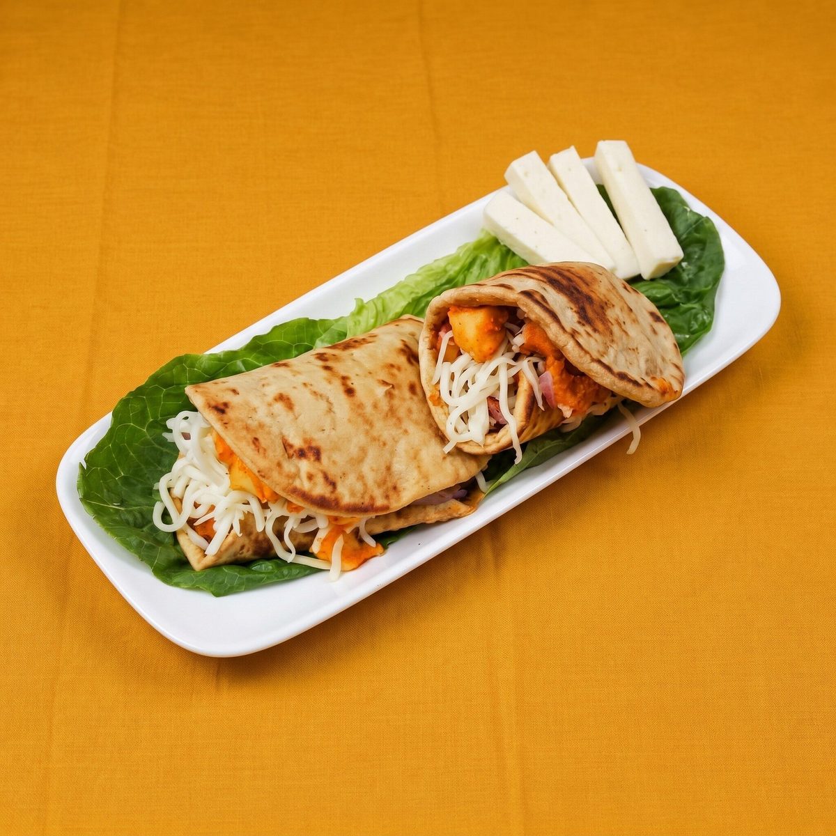 Schezwan Cheese Frankie