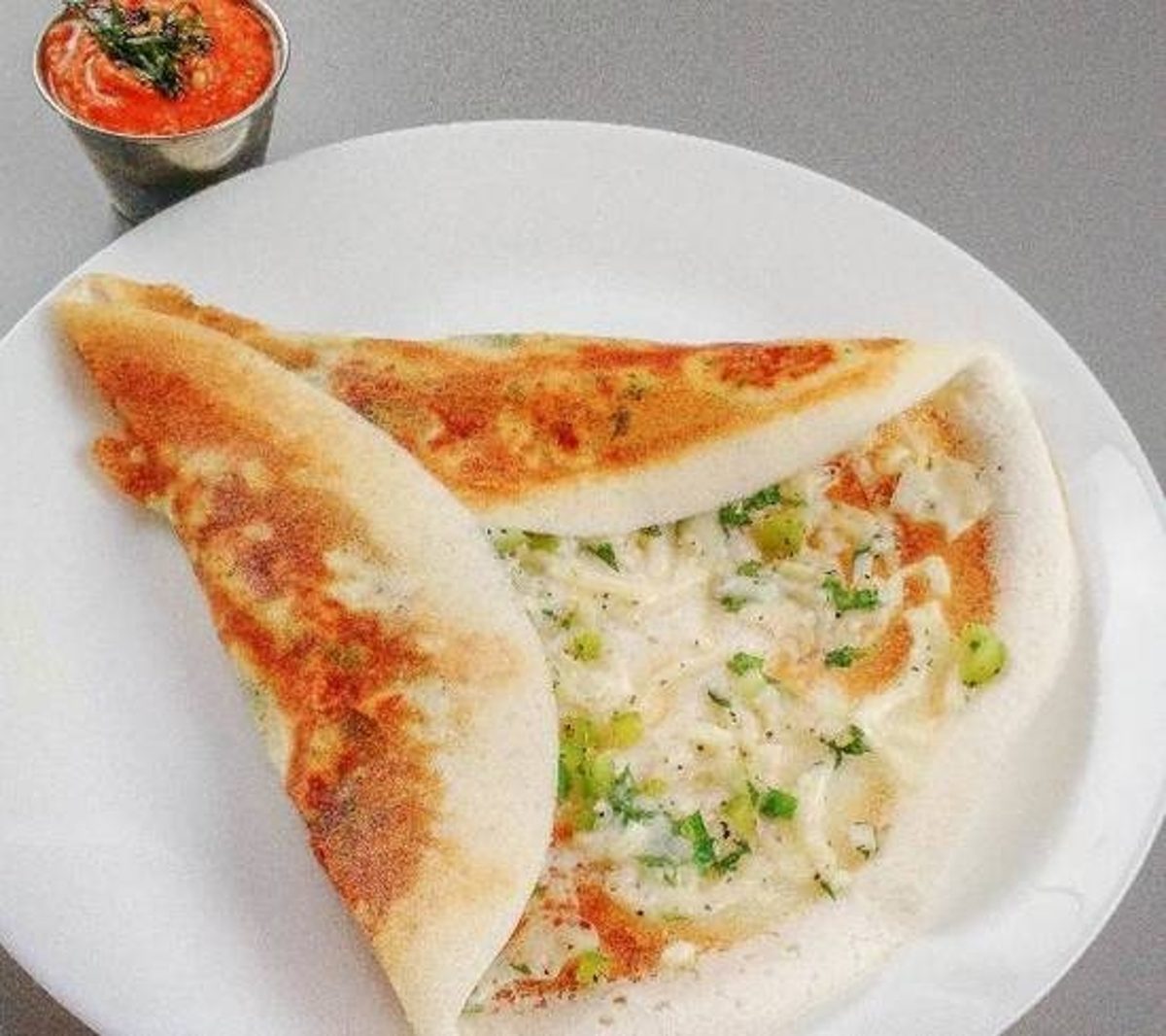 Cheese Schezwan Dosa